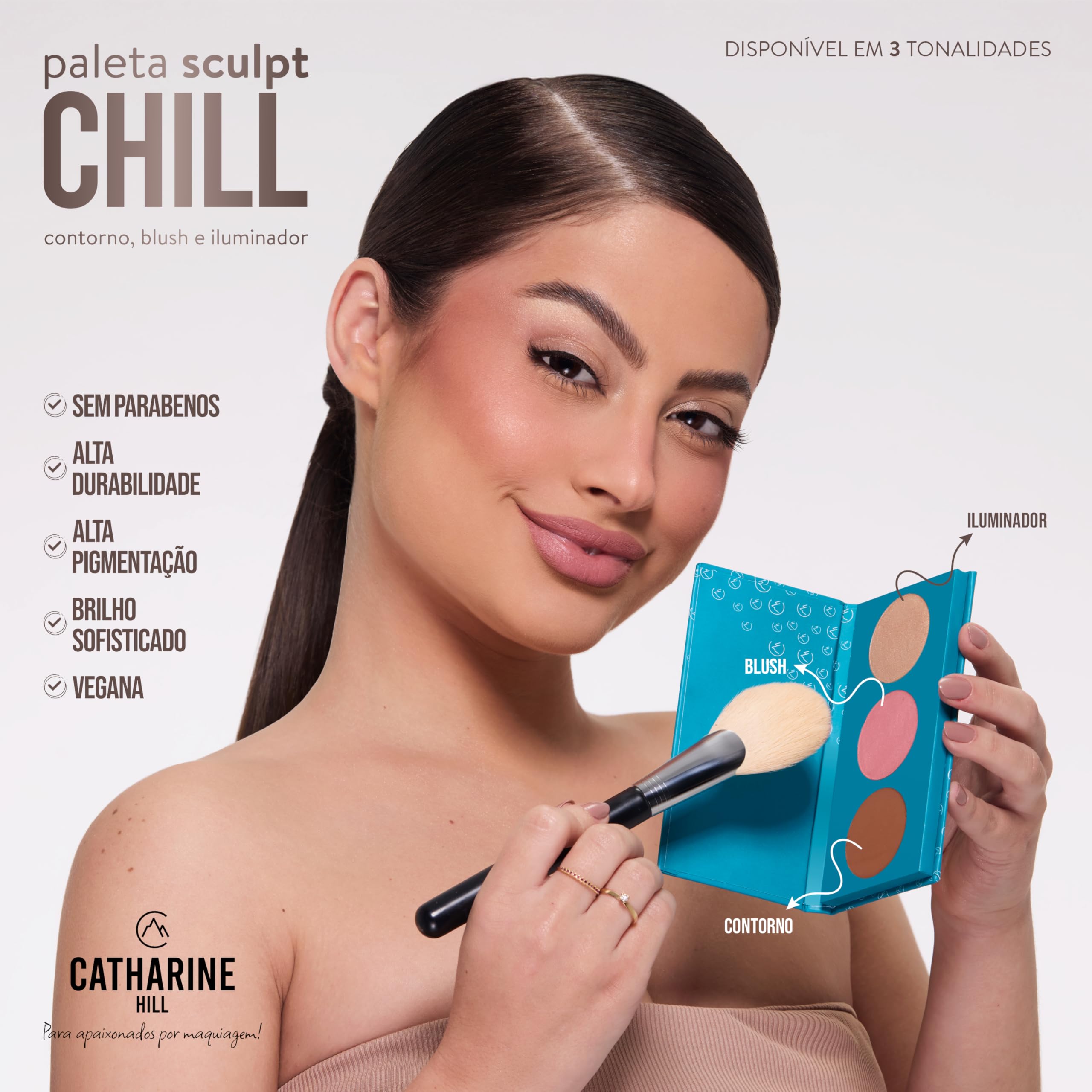 Catharine Hill Paleta Sculpt CHILL 1022/K2 Peles Médias 9g