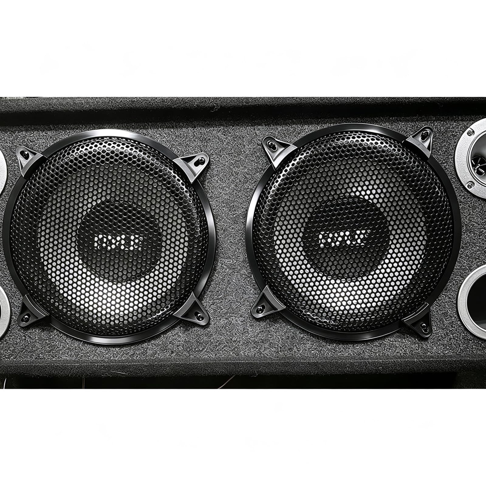 Amazon.co.jp: FDXGYH 2パック 5インチ メタルメッシュスピーカー