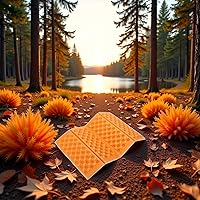 Vista 4 de 1 almohadilla de espuma impermeable plegable portátil para acampar al aire libre, senderismo, picnic, colchoneta de espuma para dormir para camping