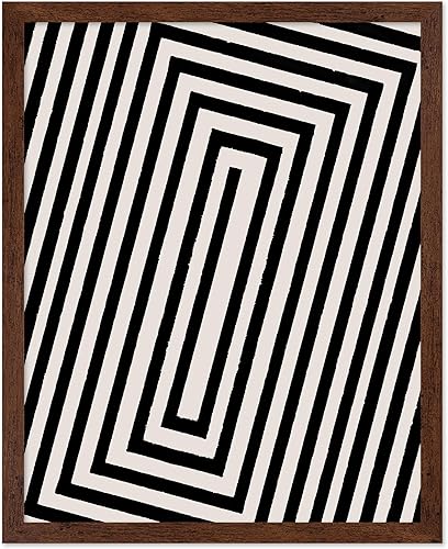 Miniatura 28 de Monem Art Line - Póster de dibujo de líneas curvas, arte geométrico, arte de boceto, arte abstracto, arte moderno de mediados de siglo, arte