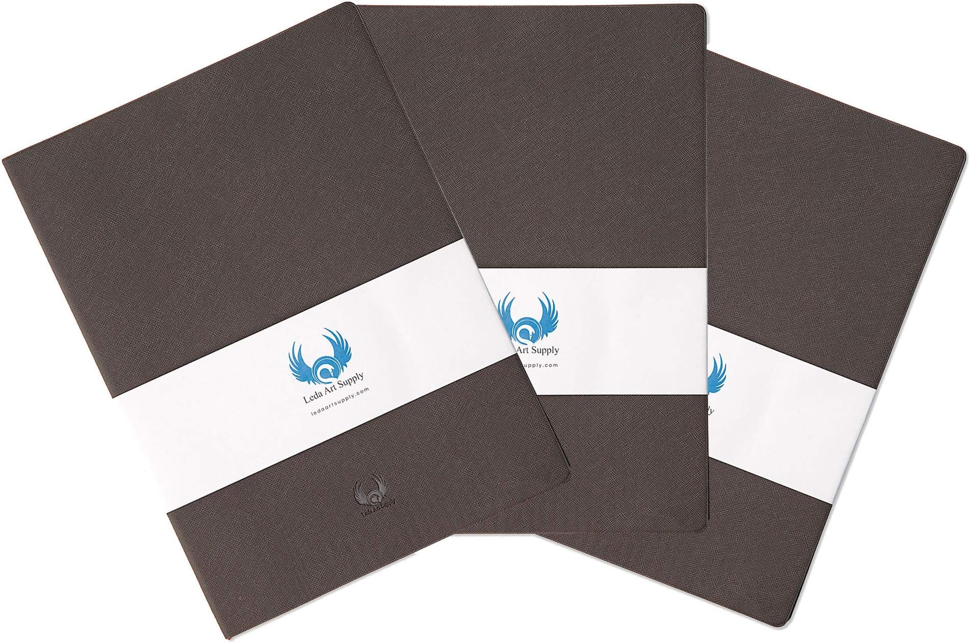 Leda Art Supply Medium Sketch Book Set 3 Pack Bundle Pack for Professional and Personal Drawing, Writing, Scientific Observation or Creative Projects