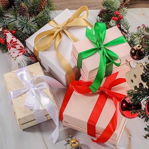 Miniatura 7 de Xinnun Cinta de satén de 100 yardas para el día de San Valentín, cinta de tela de doble cara para envolver regalos, manualidades, boda, aniversario,