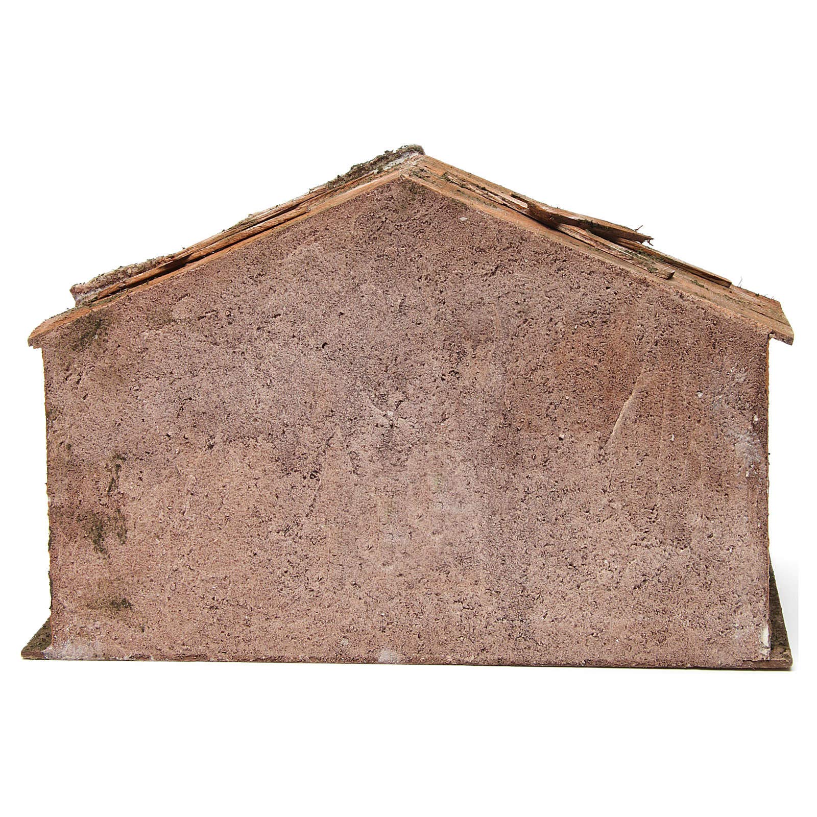 Holyart Capanne Presepe e Grotte: Capanna con scala per presepe 12 cm 35X20X25 cm