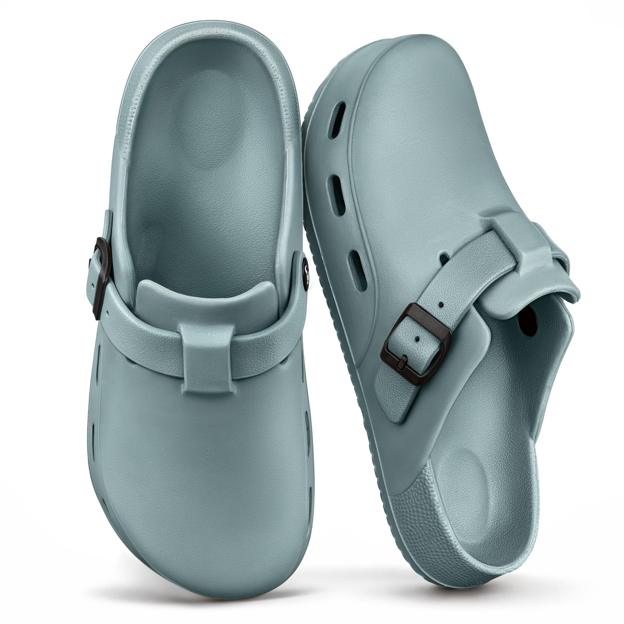 KEMISANT Clogs Mules for Women Nursing Garden-Cushioned Footbed-Ligthweight