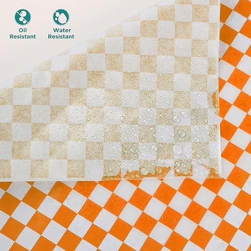 Miniatura 3 de Hojas de papel encerado para galletas de San Valentín de 12 x 12 pulgadas, 100 forros para cestas de alimentos para sándwiches, hamburguesas 2026,