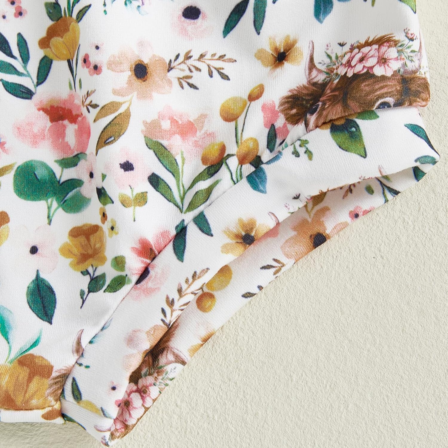 Western Baby Girl Clothes Cowgirl My 1st Rodeo Ruffle Romper Shirt Cow Print Bloomer Shorts 3Pcs Coming Home Outfit - Image 9