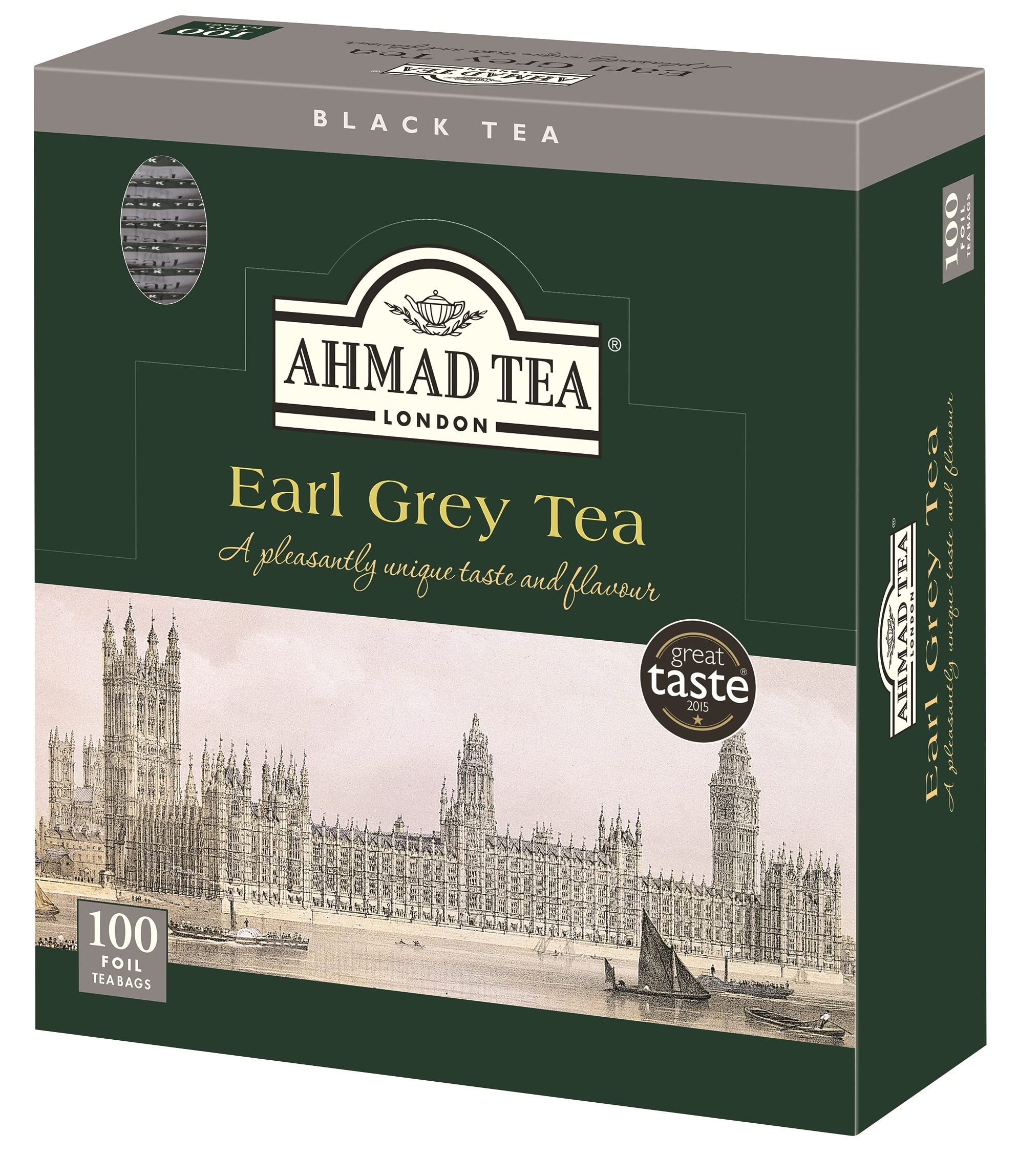 Ahmad Tea London Earl Grey Tea, 2 x 100 gm