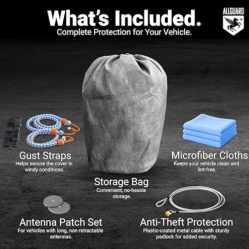 Miniatura 4 de CarCovers - Funda resistente a la intemperie para SUV compatible con Mercedes-Benz 2020 G550 – Funda para exteriores, con bloqueo de cable de robo,