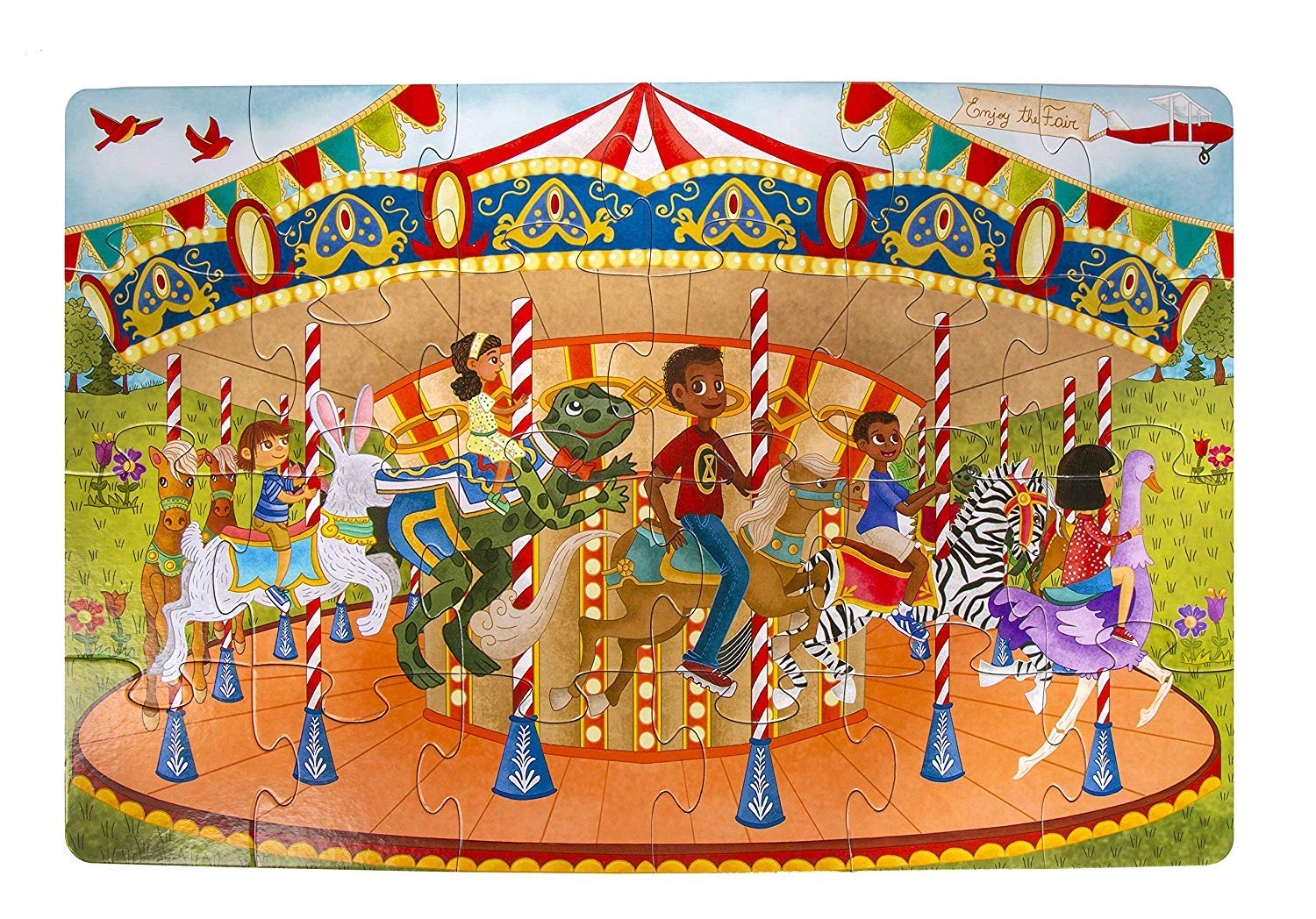 Snapklik.com : Upbounders: Joyful Carousel Animals Numbers And Colors ...
