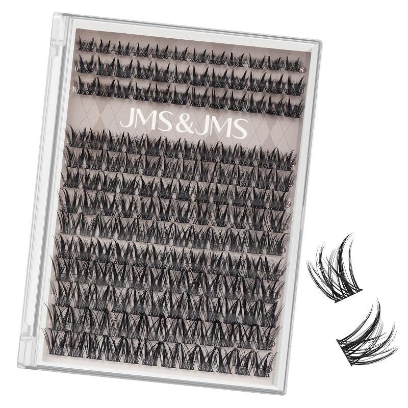 Cílios Postiços em Tufos Angel Lash JMS&JMS com Pontas Finas, Curvatura CC de 8 a 18 mm