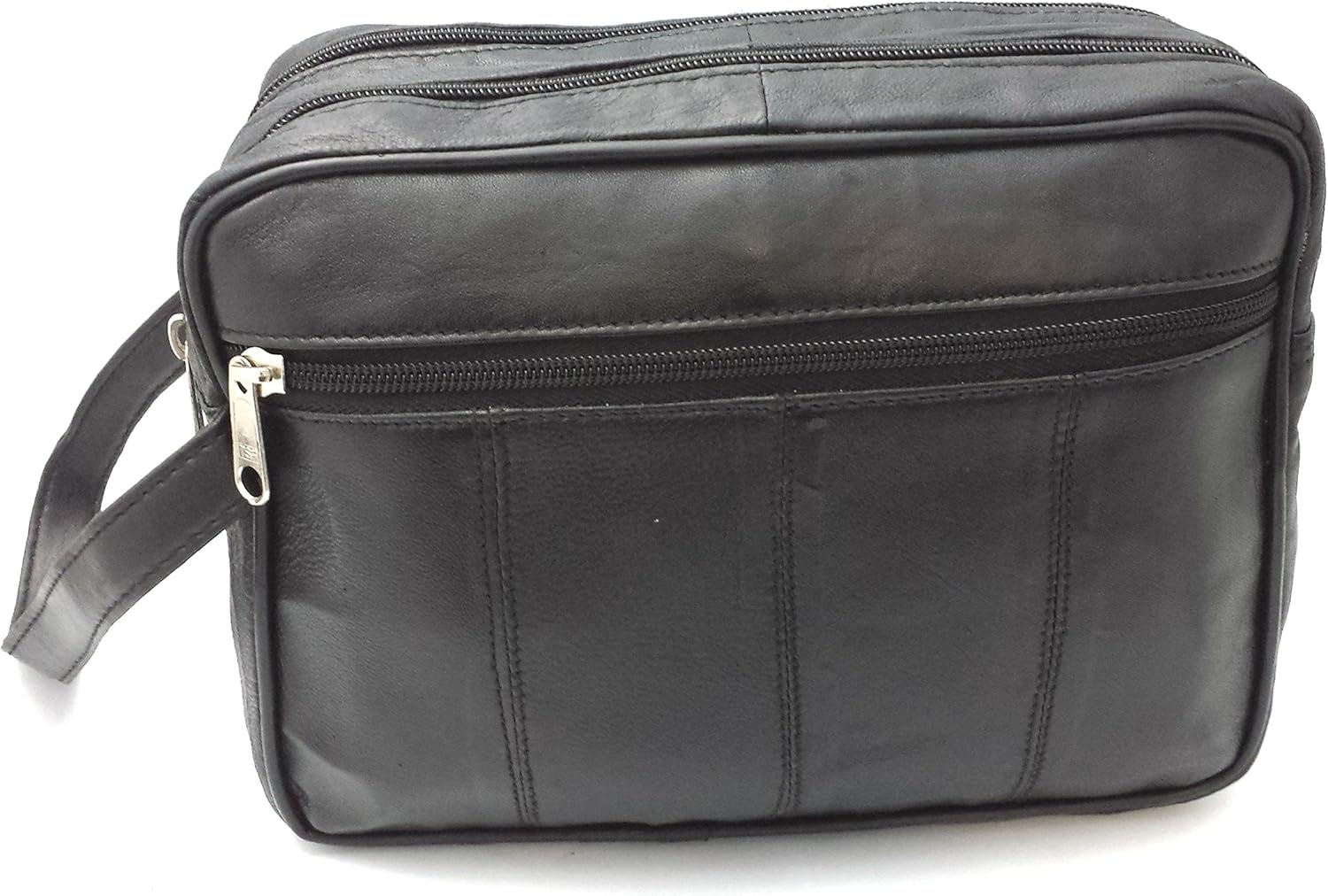 ODSUK® Mens Genuine Leather Toiletry Travel WASH Gym Bag Travel KIT