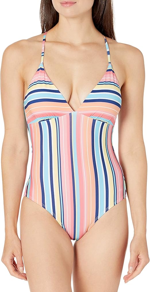 Splendid Women s Juicy Fruit Pc One Piece Swimsuit Amazon co uk Clothing