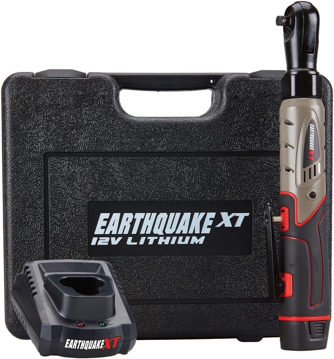 Earthquake 12V Max Lithium 3/8" Cordless Xtreme Torque Ratchet Wrench Kit