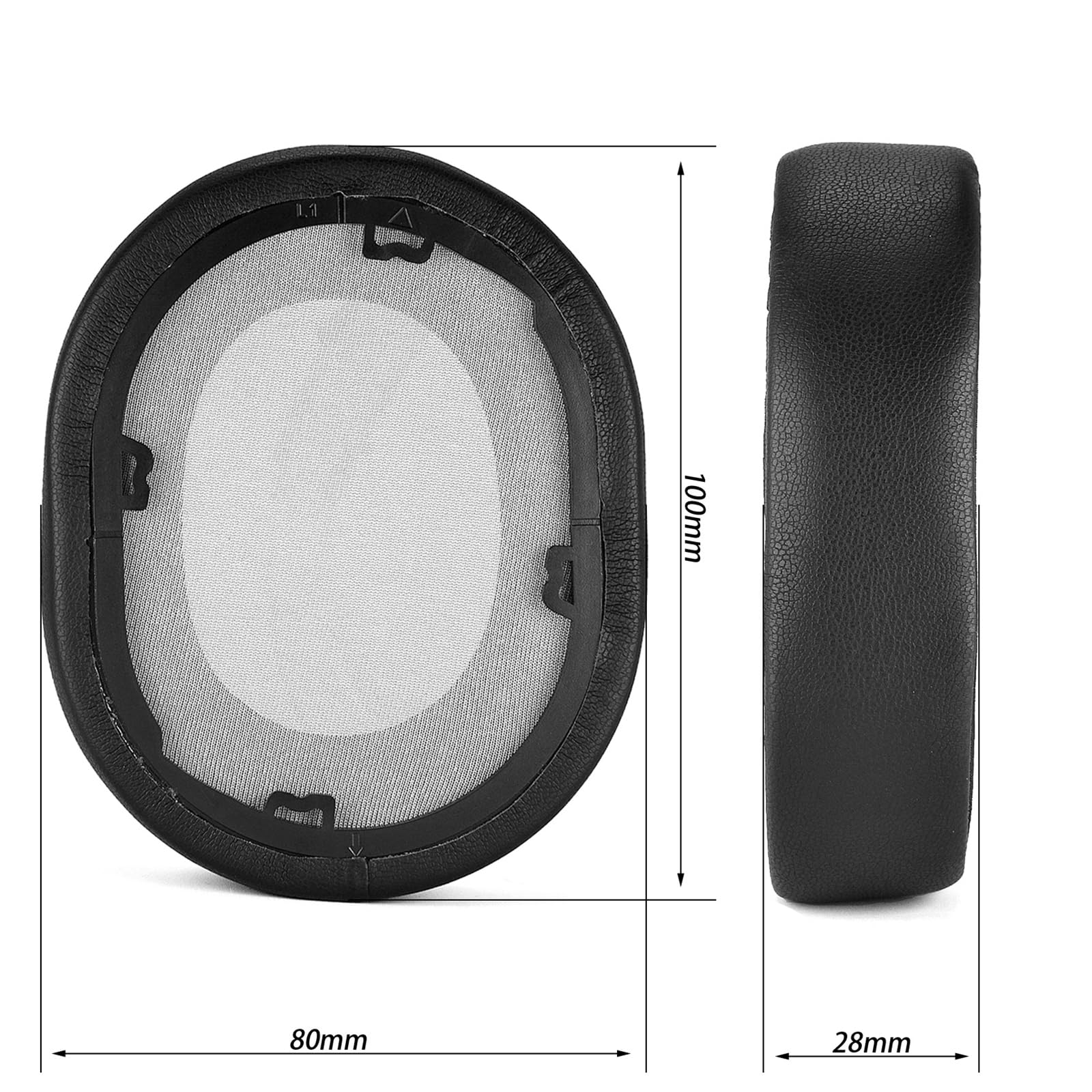 Coussinets Remplacement Corsair HS65/HS55 - Cuir Protéiné Mémoire Forme