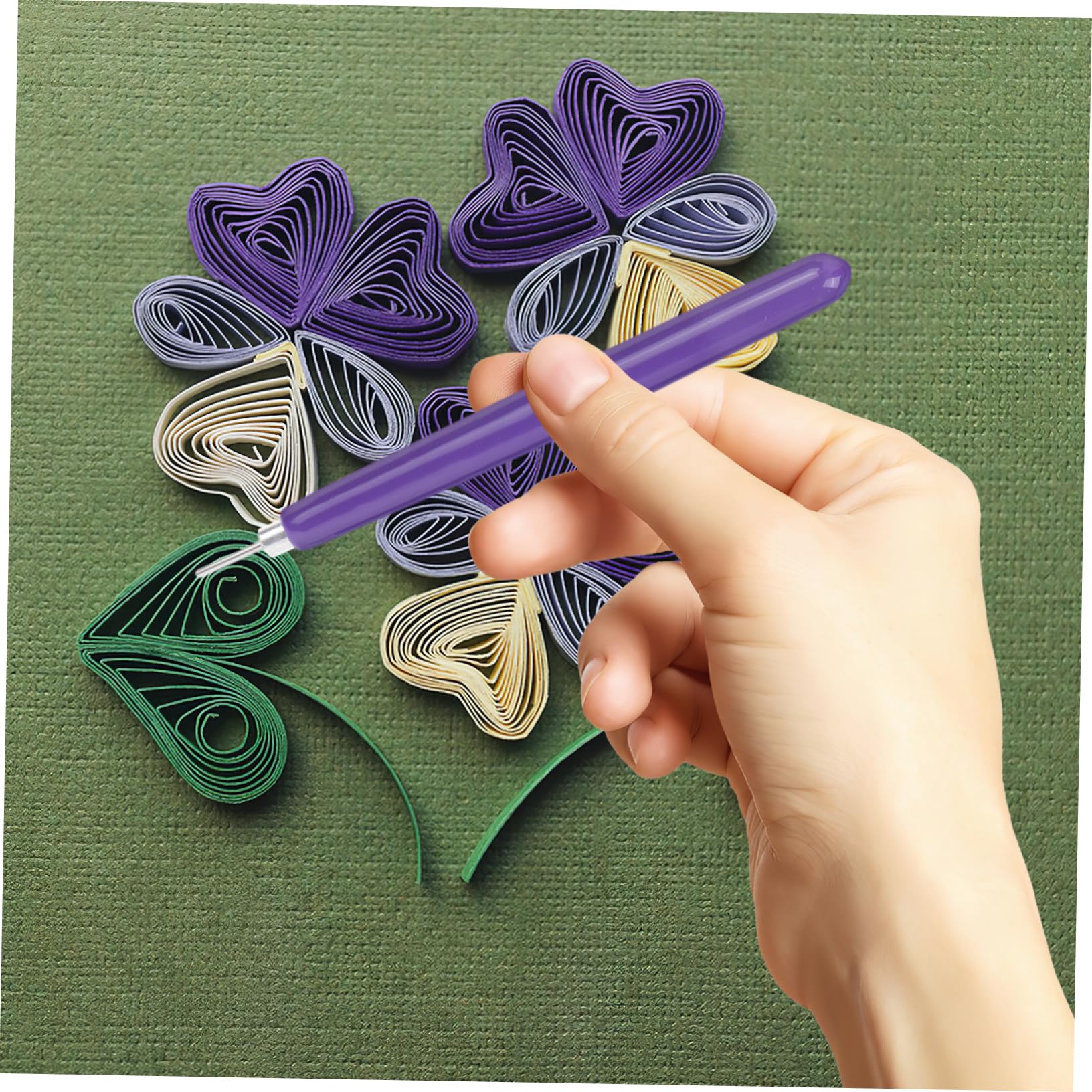 Operitacx 5 Juegos bolígrafo de papel herramientas de quilling papel para manualidades hacer Aguja alfiler herramienta de quilling para manualidades kit de pluma de quilling el plastico