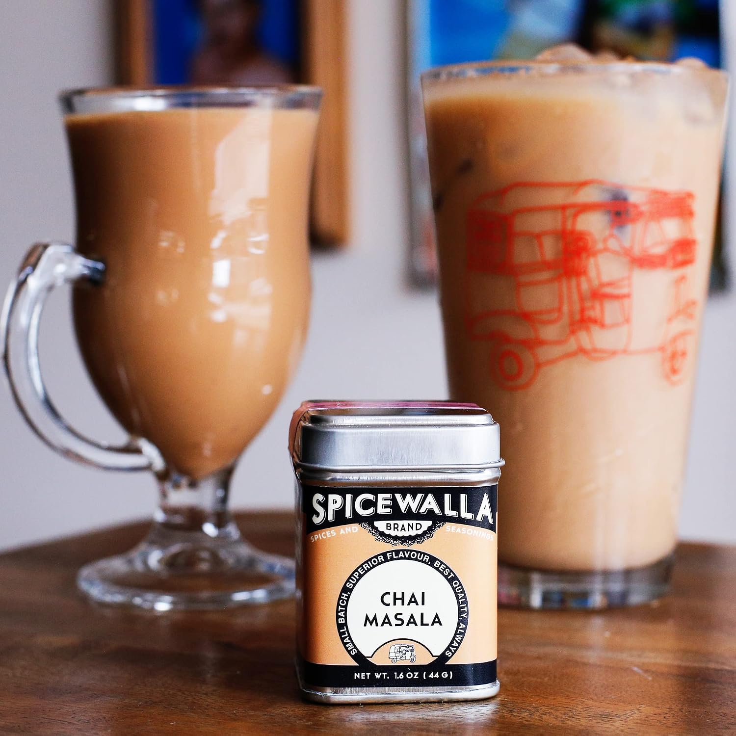 Spicewalla Masala Chai Spice 3.5 oz 2 Pack | Tea, Latte, Coffee Seasoning Spice I Powdered Spice Unsweetened