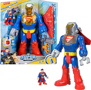 Imaginext DC Super Friends Figura de Ação Superman Insider para crianças a partir de 3 anos