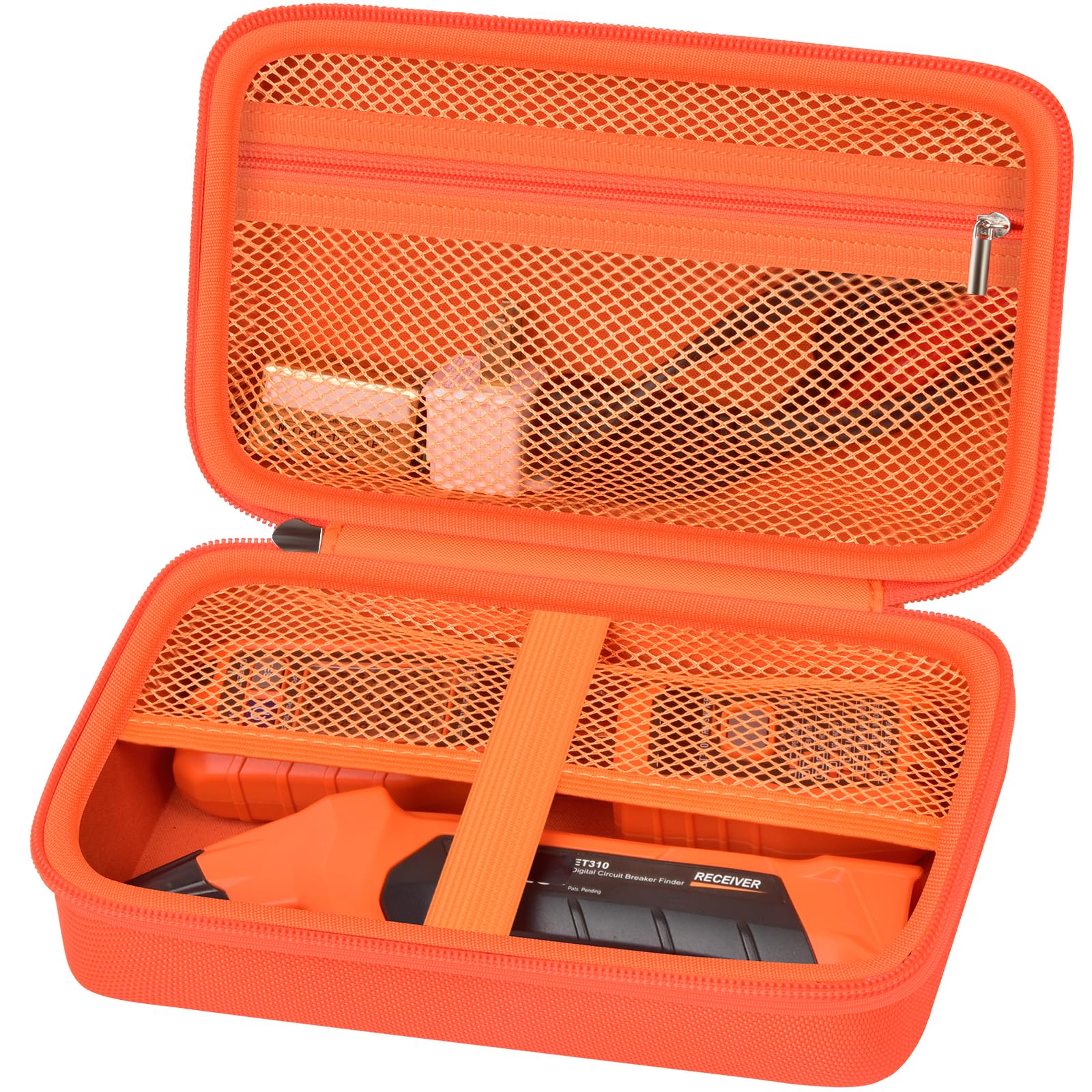 ALKOO Case Compatible with Klein Tools ET310 AC Circuit Breaker Finder and Integrated GFCI Outlet Tester, with Mesh Pocket Inside for Accessories (