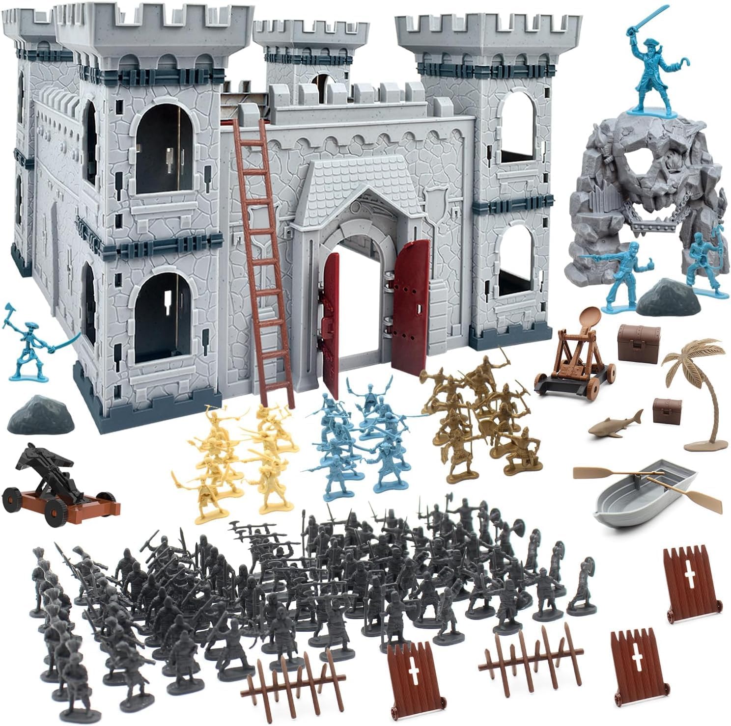 Castle Building Set with Pirate