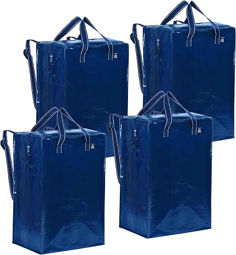 VENO Paquete de 2 bolsas de mudanza con correas ajustables para mochila, cajas de mudanza y contenedores de almacenamiento alternativos, suministros