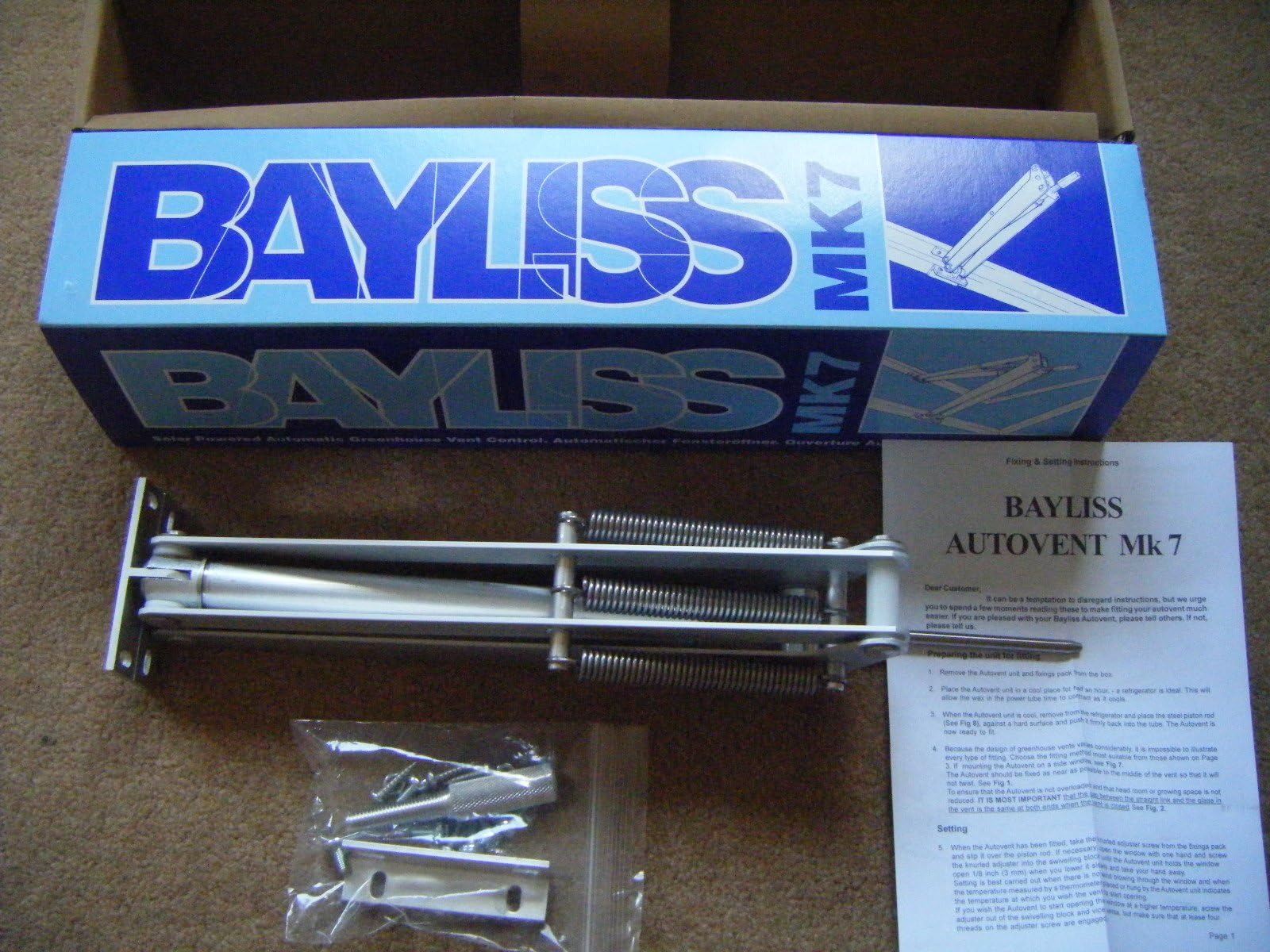 Bayliss Mk.7 Triple Spring Orchid Wax Variant (high temperature opening version)