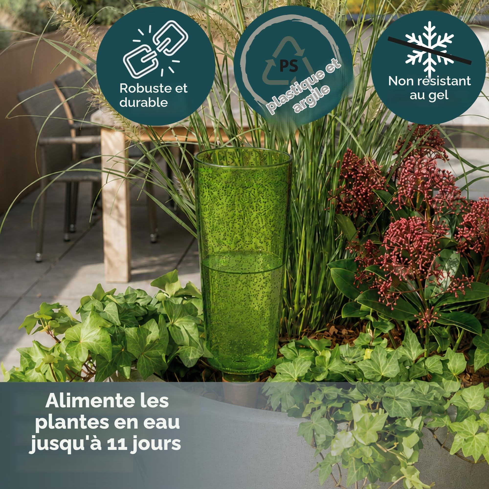 Scheurich Copa XL Distributeur d'eau arrosage Boule Vert transparent XL vert