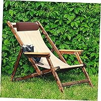Vista 8 de Almohada ergonómica para silla de playa plegable, almohada reclinable, correas elásticas, cómodo soporte para el cuello para tumbona