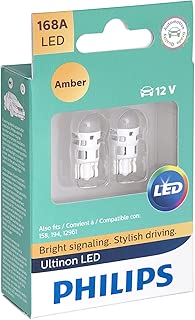 Philips 168 Ultinon LED Bulb (Amber), 2 Pack - coolthings.us
