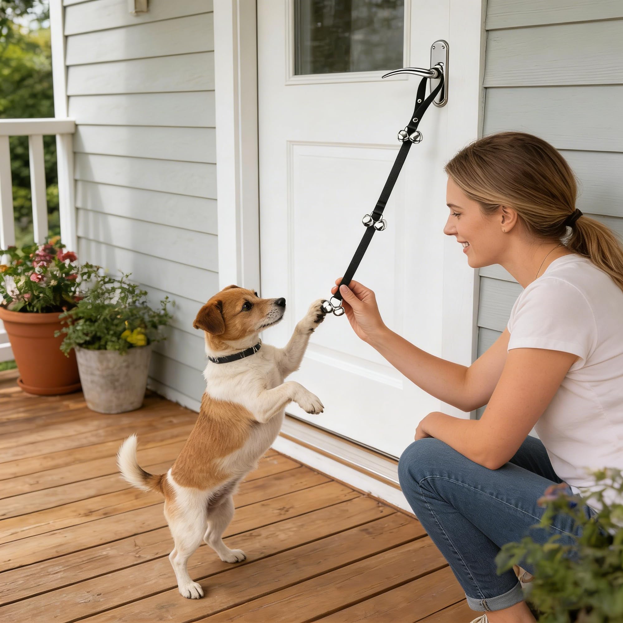 Cane Formazione Campanelli, Cane da Campana del Cane Bells Cucciolo di addestramento del WC, Campanello Interno di addestramento Rosso