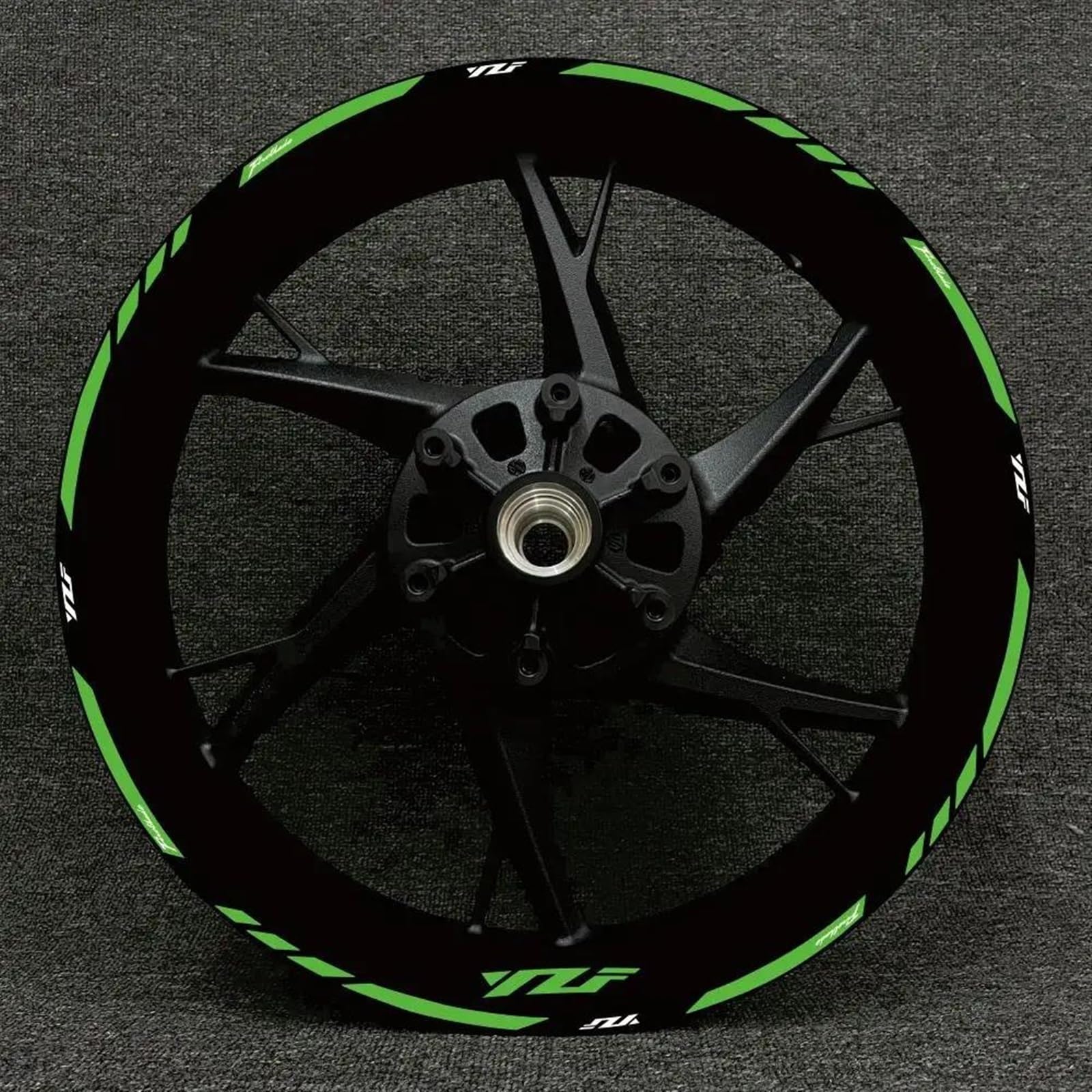 Motorcycle Wheel Sticker Stripe Reflective Rim for Yamaha R1 R15 R125 R6 R7 MT-09 MT09 MT07 MT10 Decorative(Color13)