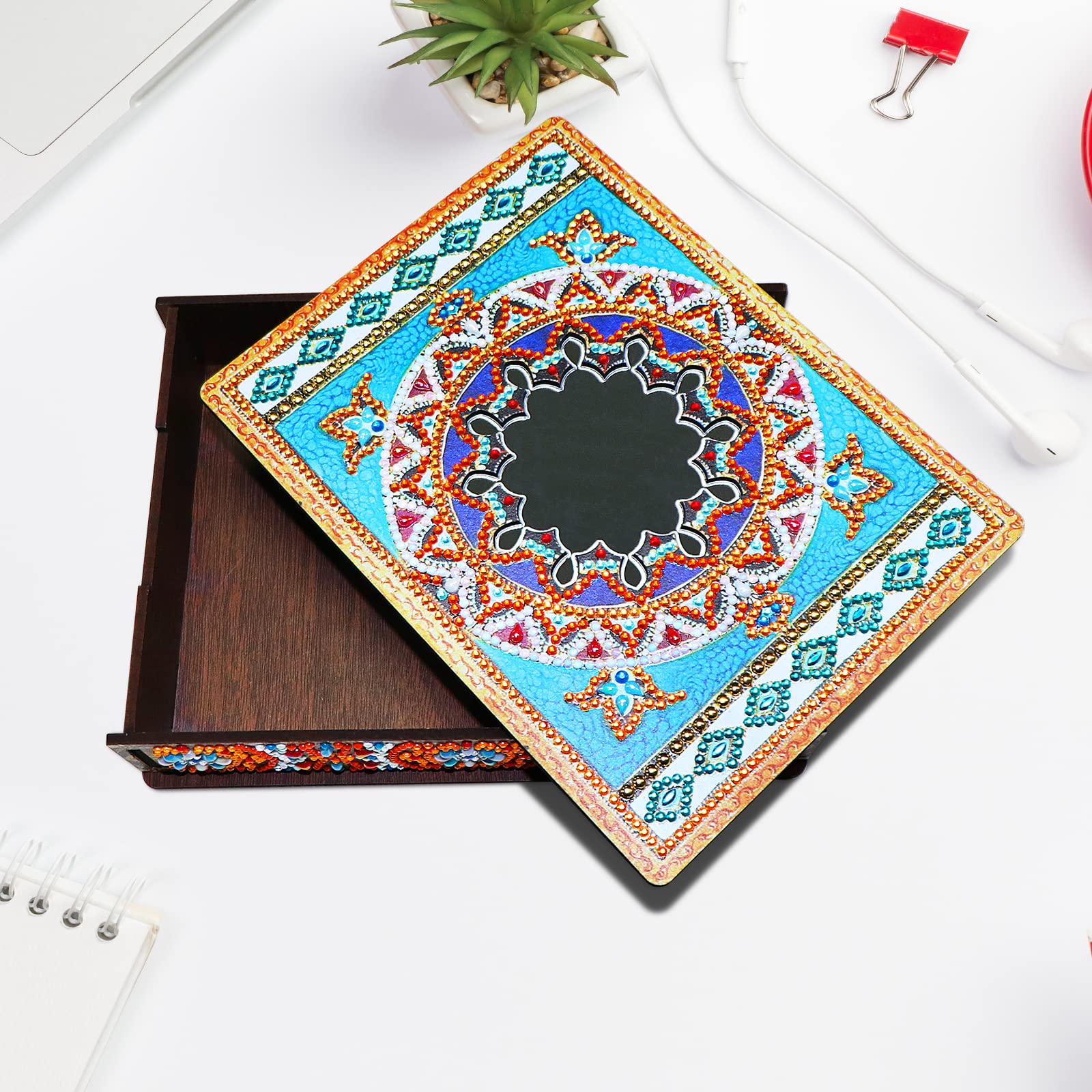 DIY Diamant Schilderij - Mandala PIX-882 – Diamond Painting Nederland