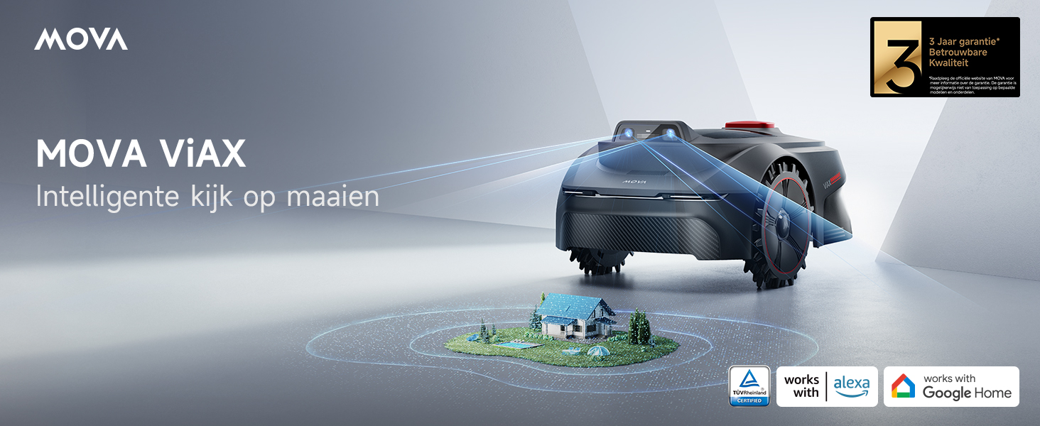 LawnMaster OcuMow™ Robotgrasmaaier met draadloze 24 V MAX 10 inch grastrimmer-combi-set, optische navigatie, automatische hindernisvermijding, nauwkeurige snede LawnMaster OcuMow™ Robotgrasmaaier met draadloze 24 V MAX 10 inch grastrimmer-combi-set, optische navigatie, automatische hindernisvermijding, nauwkeurige snede