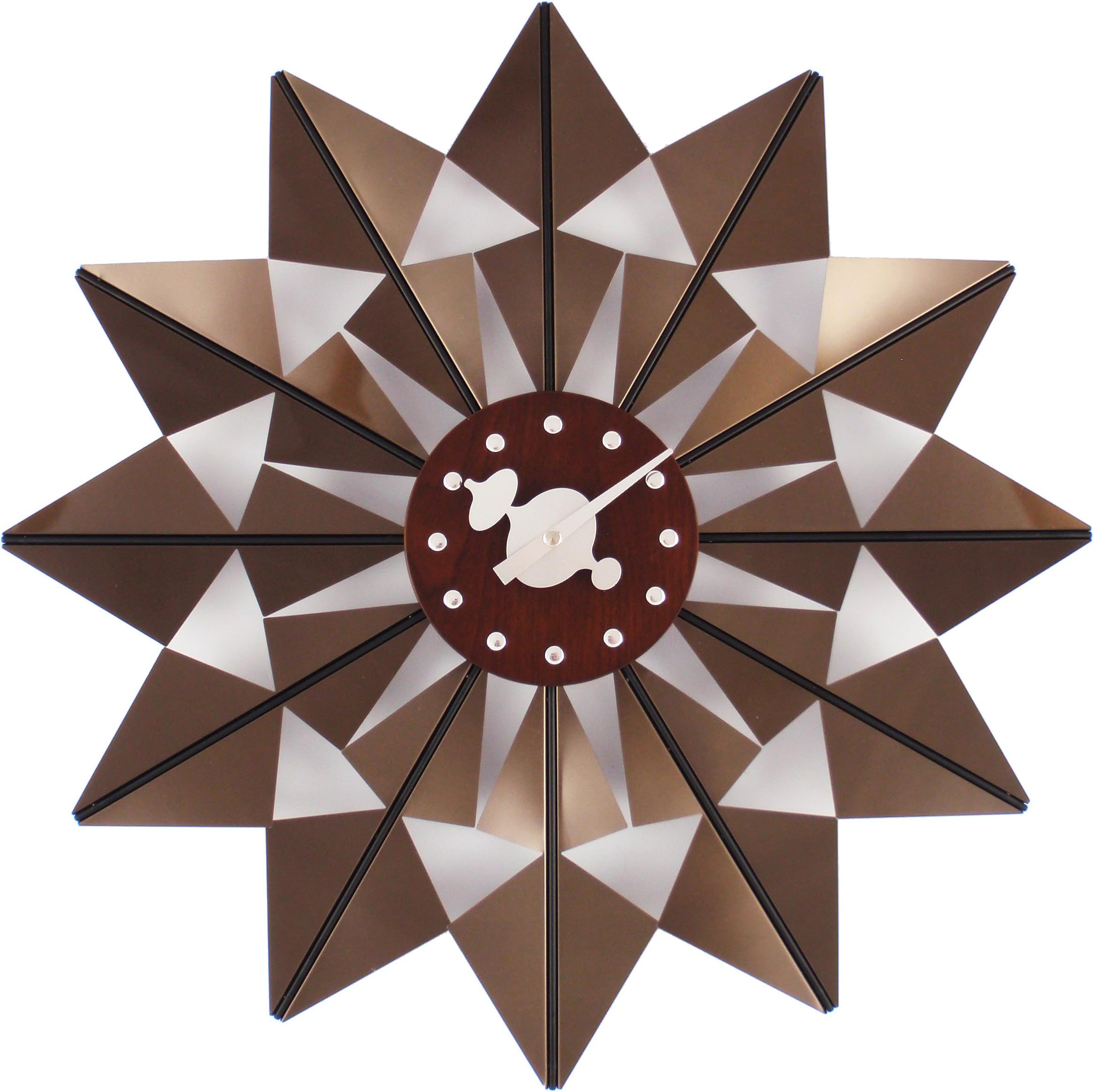 Telechron Butterfly Clock, Brown