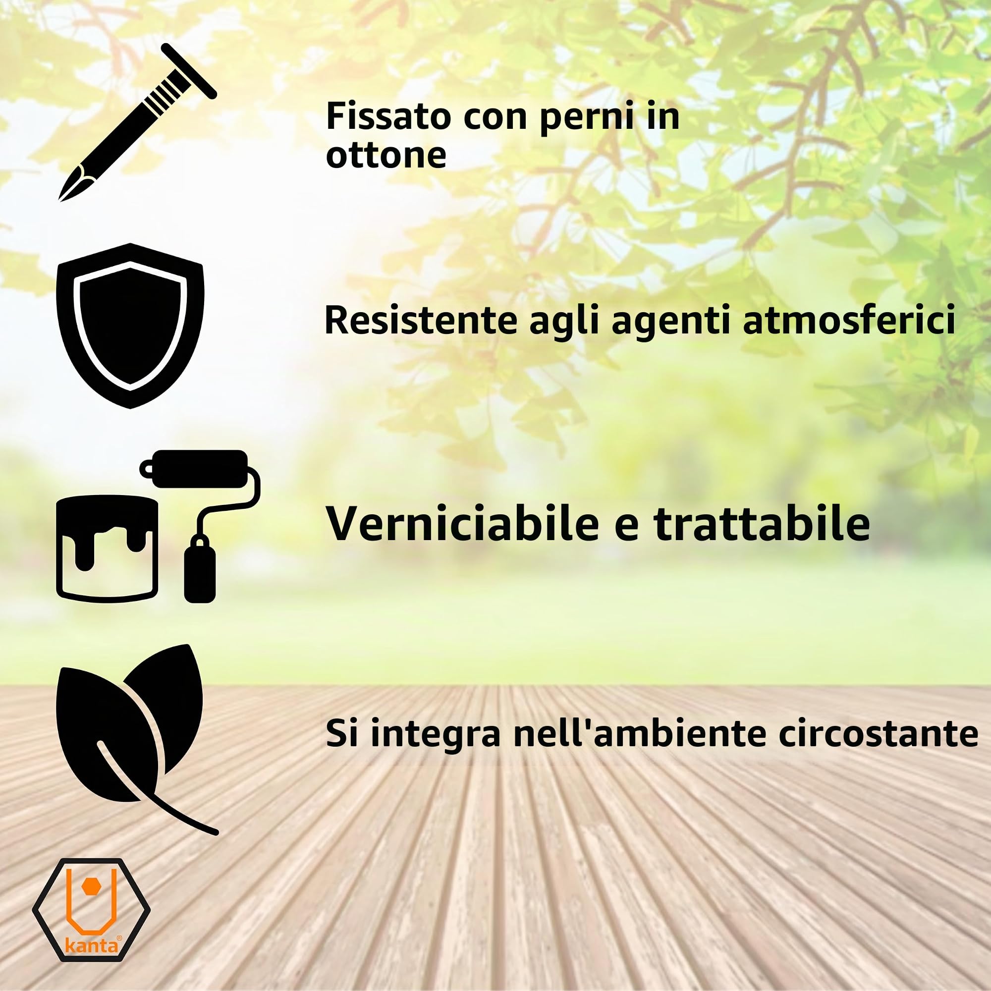 3 graticci espandibili da giardino in legno color marrone scuro, ogni pezzo si espande fino a 150 x 30 cm