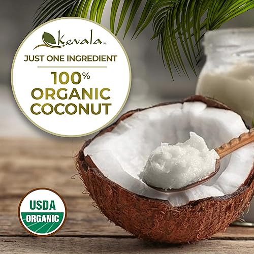 Miniatura 3 de Kevala Mantequilla de coco orgánica | Fabricado con coco entero orgánico | Crema para hornear y cocinar, alternativa a base de plantas sin lácteos |