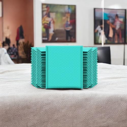 Miniatura 2 de iMBAPrice Bolsas de burbujas de polietileno color teja de 9.5x14.5 pulgadas, paquete de 100 unidades de gran tamaño #4, sobres de polietileno