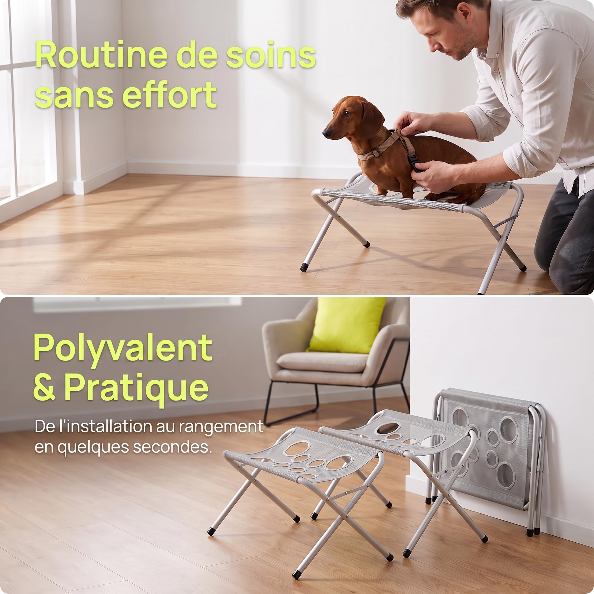 Table Toilettage pour Chiens, Support Toilettage Animal