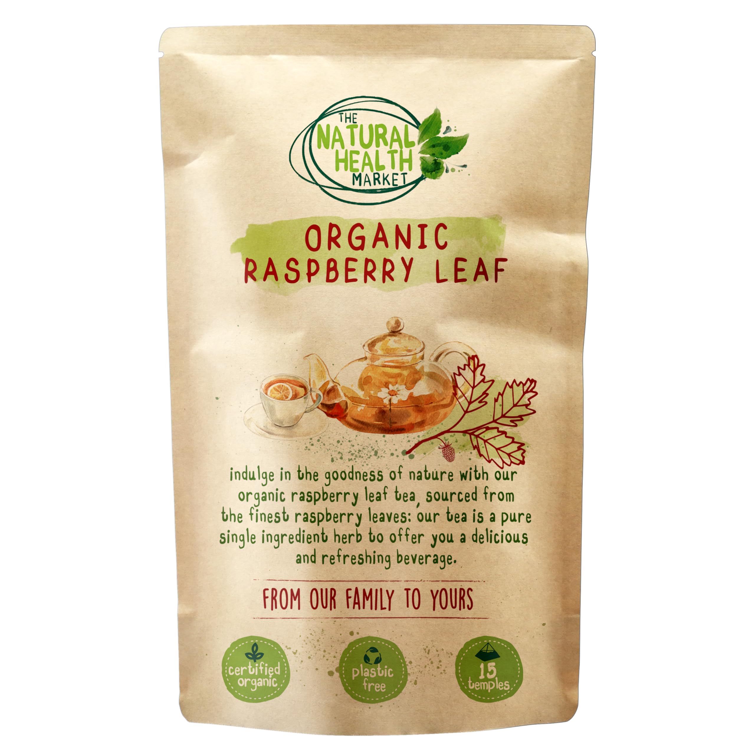 Organic Ginger Tea Bags – Strong Pure Ginger Root Herbal Tea – Plastic-Free & Caffeine-Free – Soil Association Organic – 50 Compostable Tea Bags – The Natural Health Market — view 18
