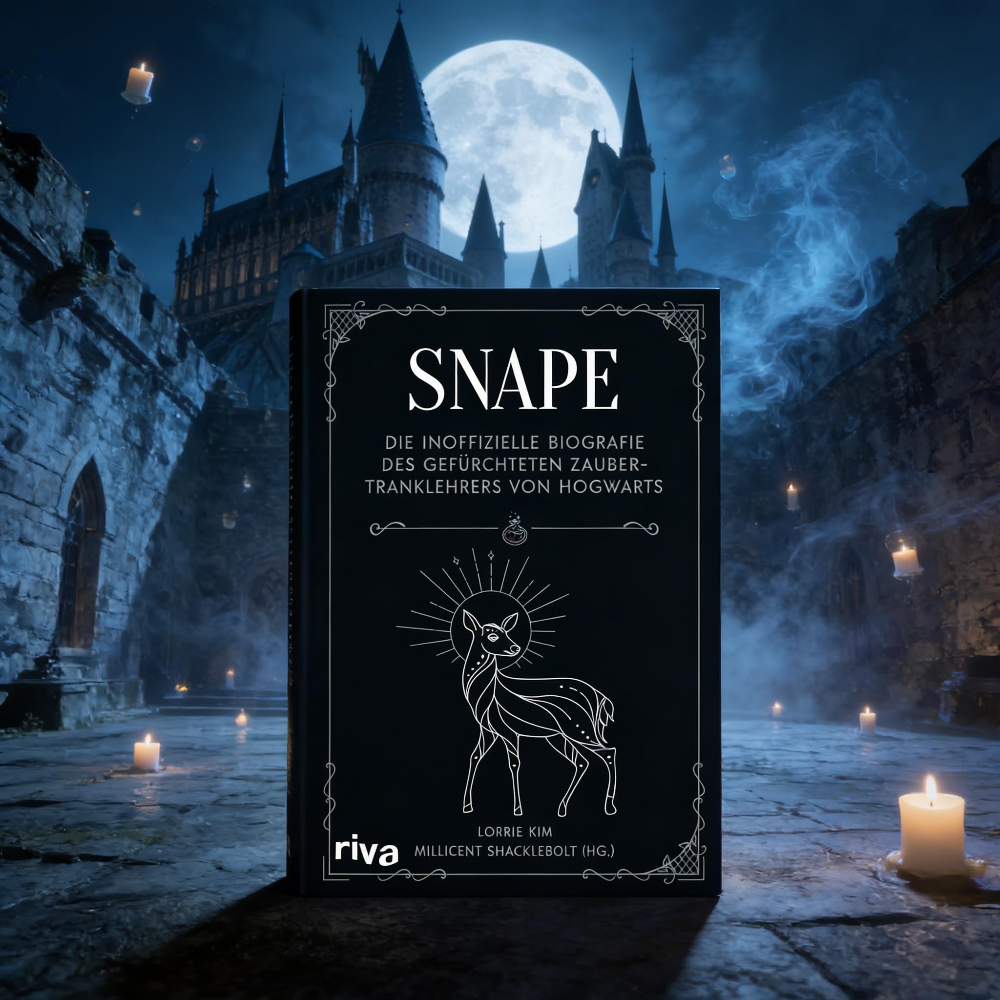 Biografienset für Potter-Fans: Malfoy, Dumbledore, Snape & Voldemort – 4 inoffizielle Biografien, Charakterstudien und Figurenanalysen zur magischen Zauberwelt, exklusiv mit Berti Botts Bohnen (75 g)