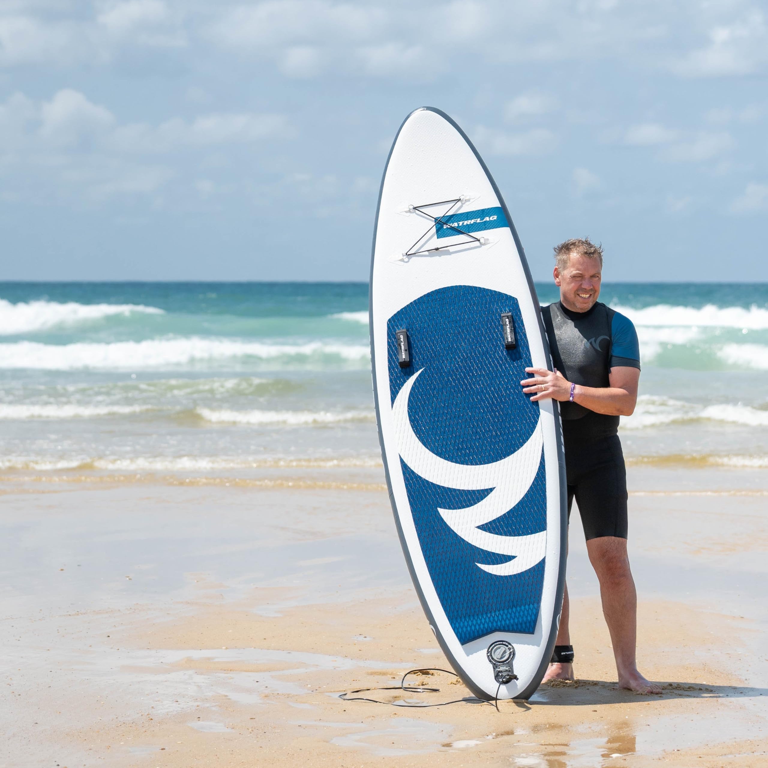 Premium aufblasbares SUP-SURF-Body Board Wave Rider 8'3" - 251 cm Set