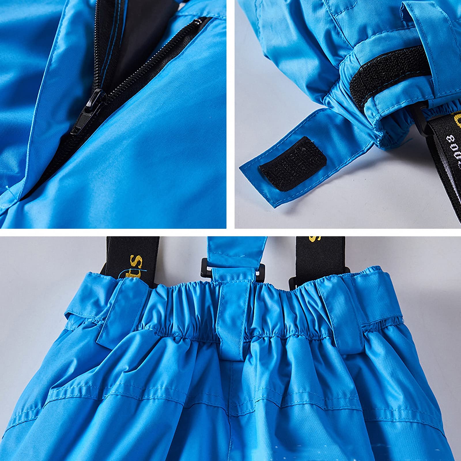Kinder skianzüge Snowboard,jungen2 teilig Skijacke mit Kapuze +Schneehose/Skihose Anzug,verdickte warme Outdoorjacke,wasserdichte Winterjacke mädchen im freien skioverall,Style6,140