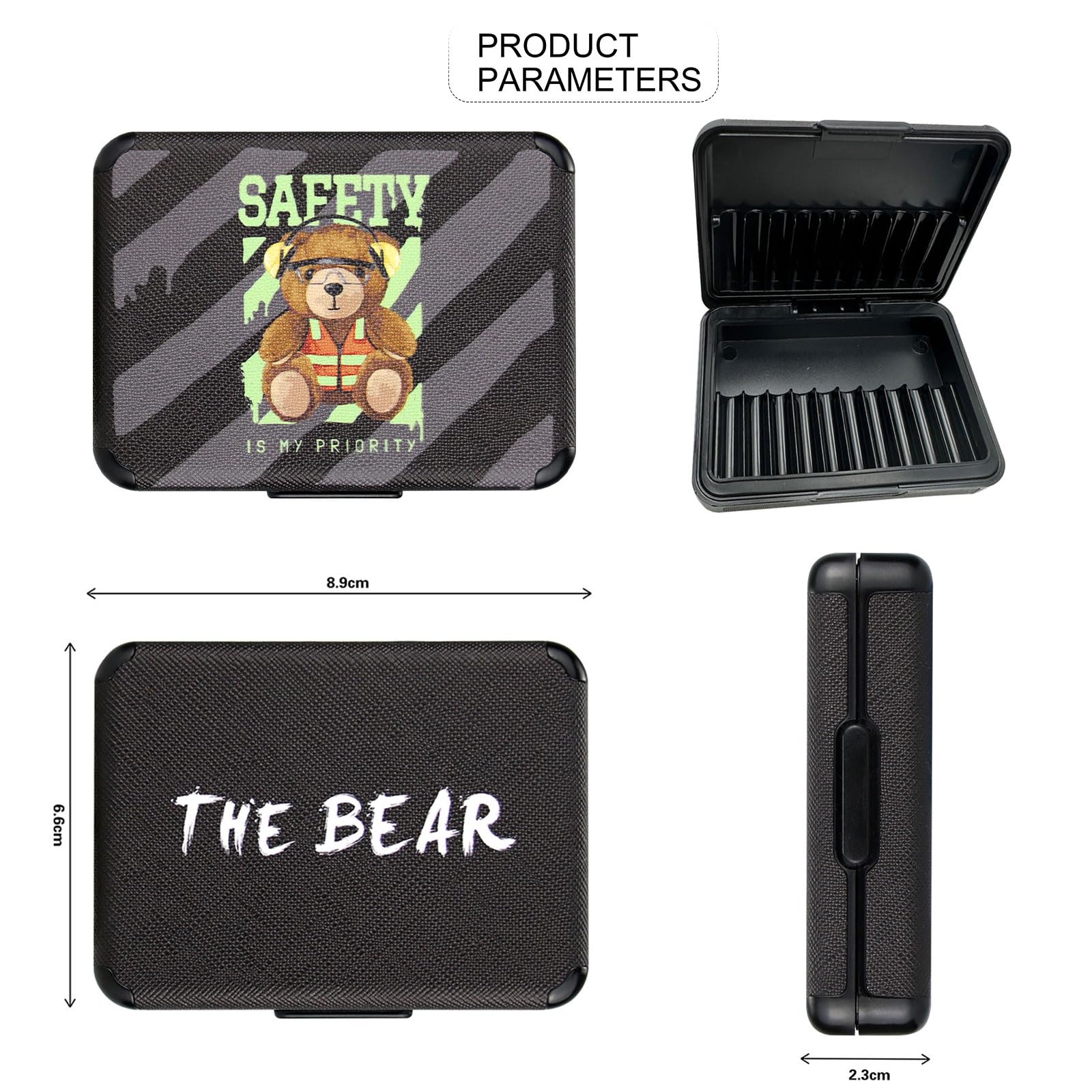 Hama Schutz-Etui Für IQOS & Tabakerhitzer – Robust, Wasserfest & Gepolstert, Schwarz, Aus Nylon