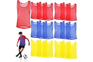 18 Youth Sports Scrimmage Vests