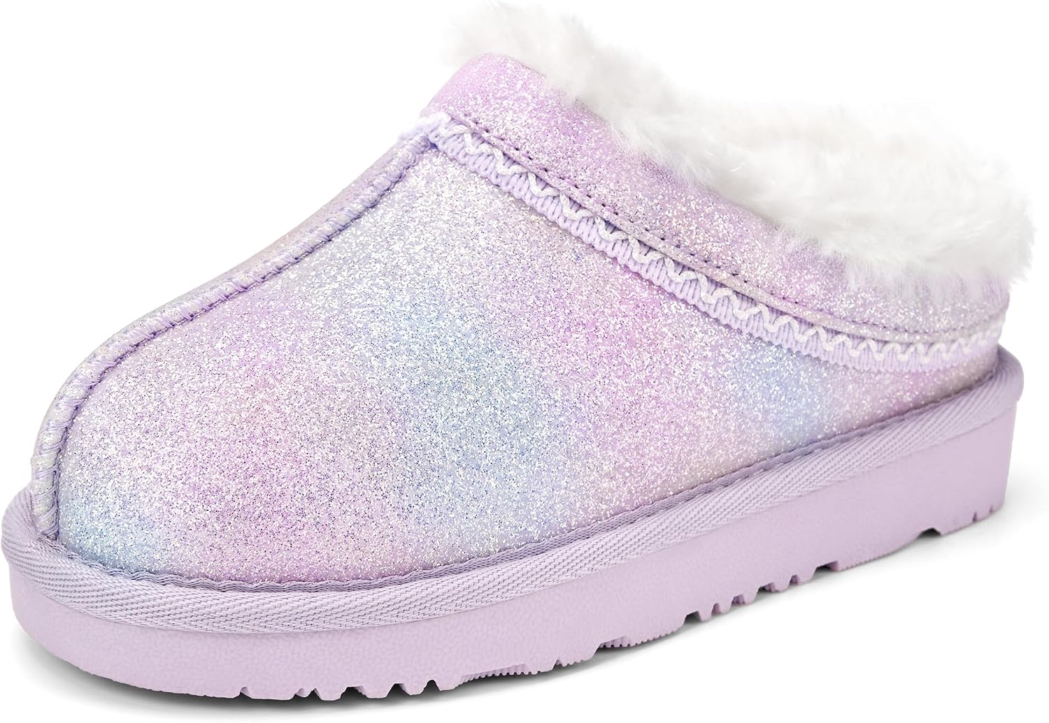 Stelle Girls Slippers Kids Fuzzy House Shoes Slip-On