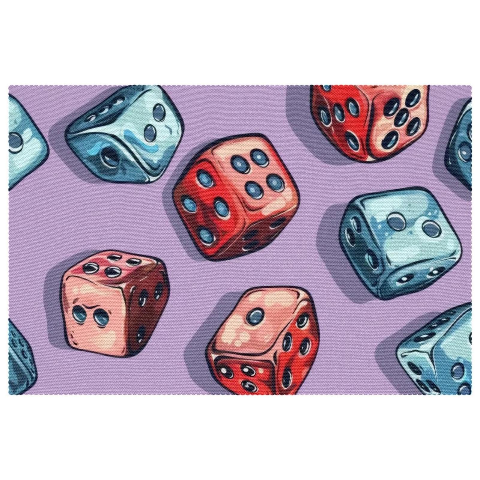 Sets de table Unregular Dices antidérapants pour table à manger