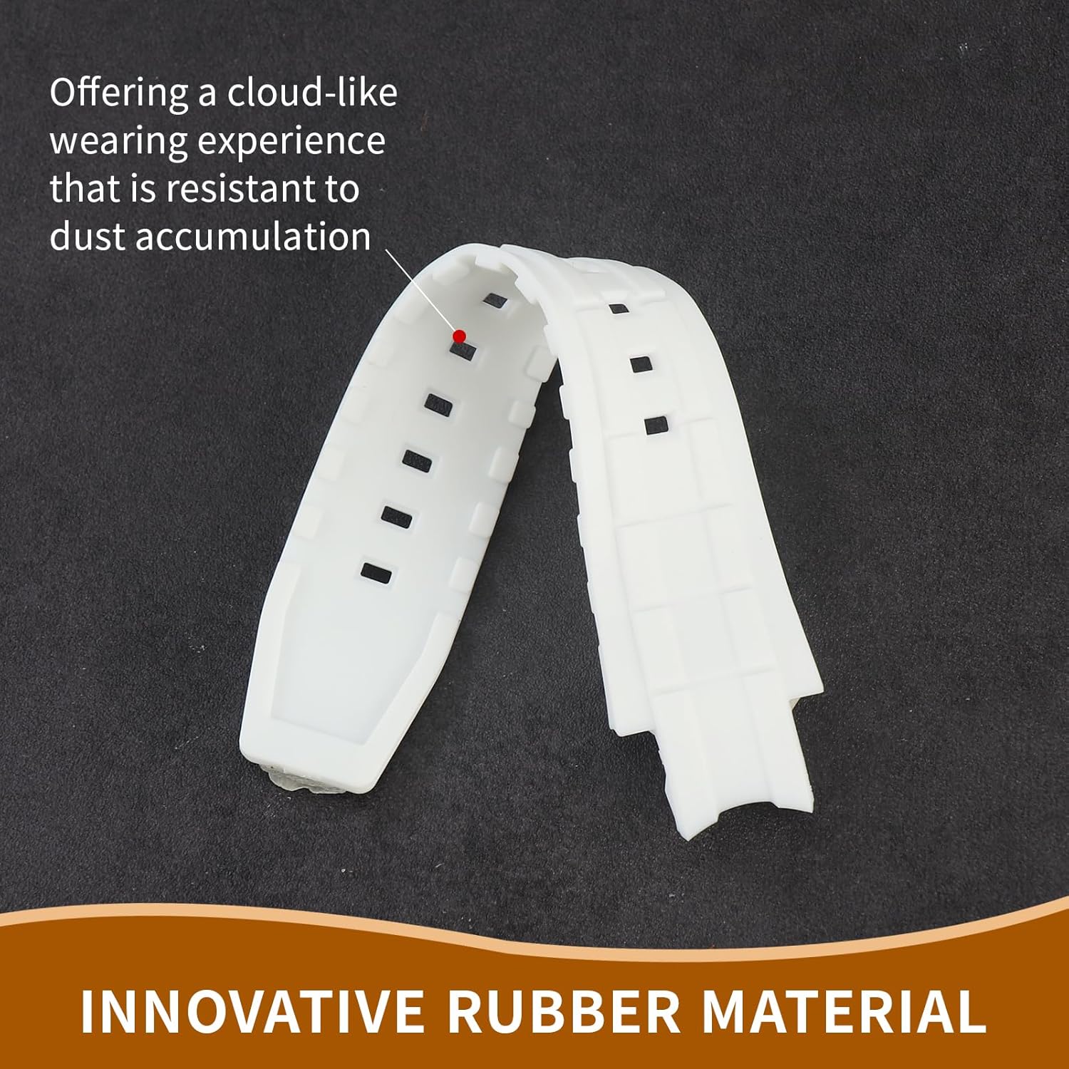 Soft Silicone Replacement Strap for Casio EFX-500P/EFX-700 Men's Strap Watch Accessories