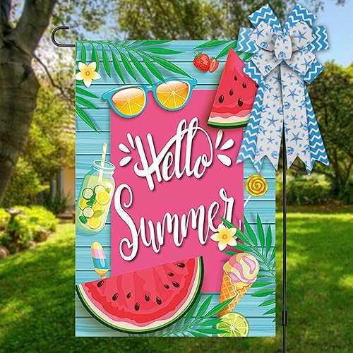 Vista 17 de 2 cintas de tela de verano, tiras de olas marinas de verano, océano, océano, playa, para fiestas de verano, envoltura de regalos, suministros