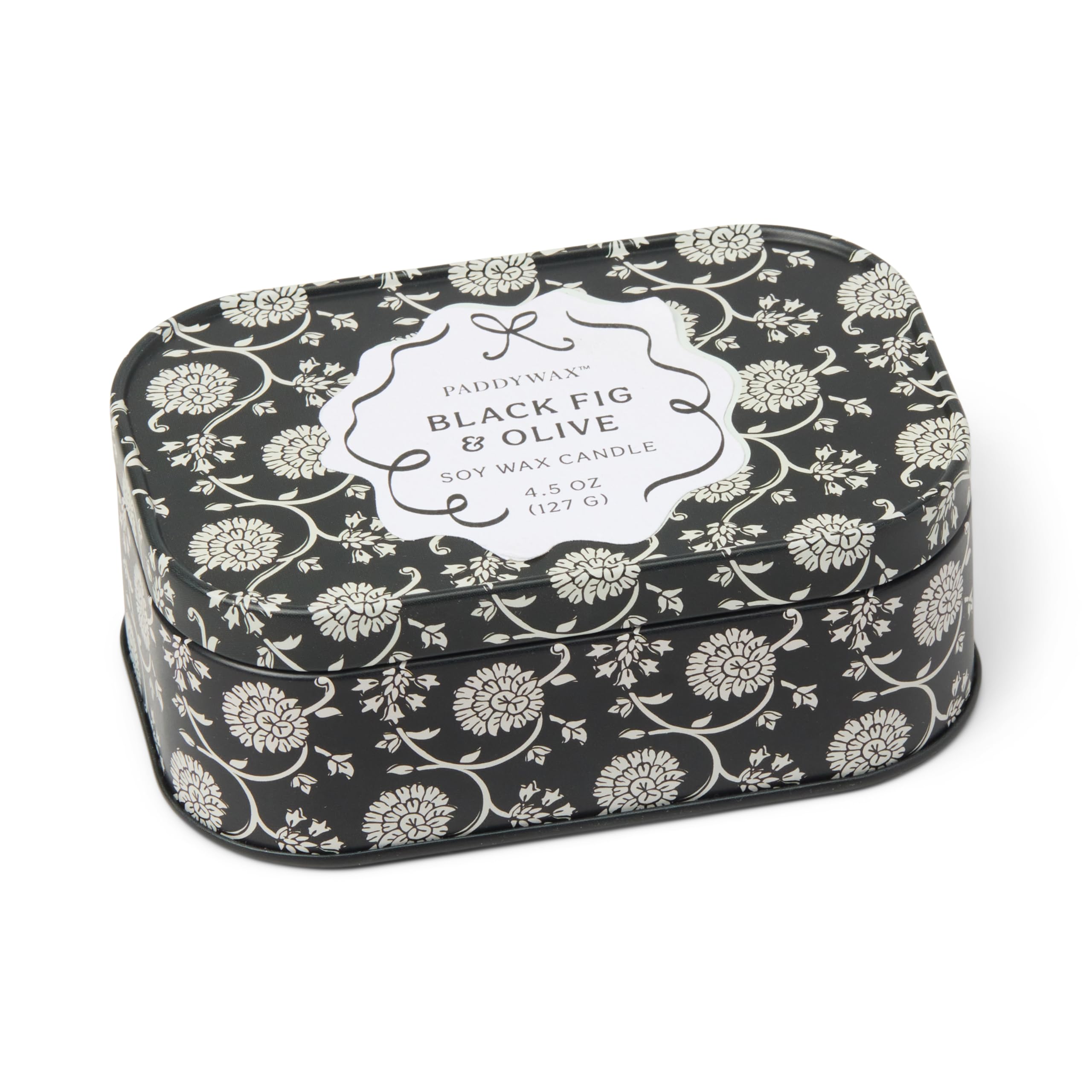 Paddywax Cherie Range Candle in a Tin - Black Fig & Olive