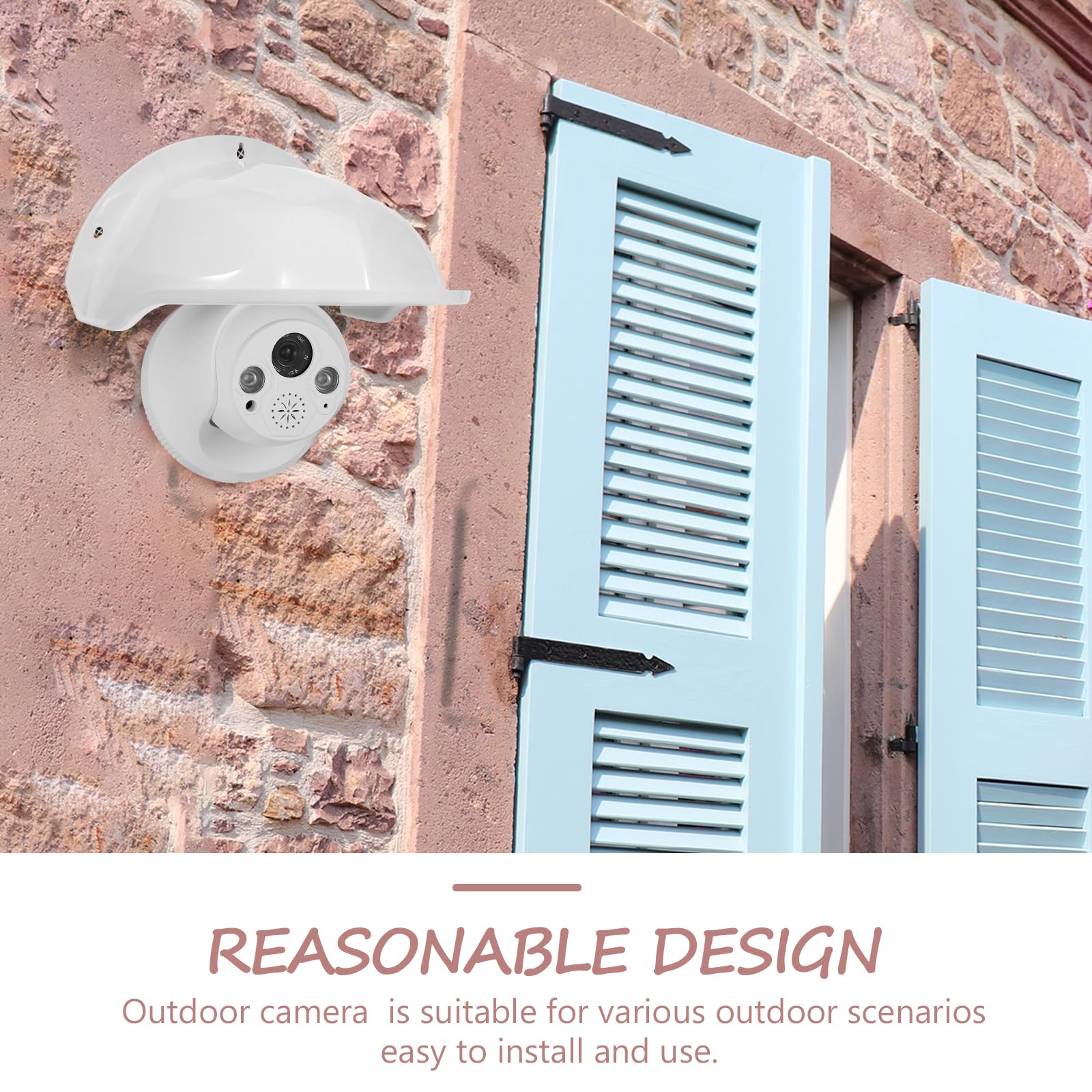 PRETYZOOM 2 Pezzi Copertura Antipioggia Per Telecamera Di Sicurezza Esterna, 29x21 cm Protezione Tettuccio in Abs Per Telecamera E Dome, Resistente Ai Raggi Uv Impermeabile