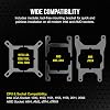 Corsair iCUE H115i Elite CAPELLIX XT CPU Liquid Cooler - Two Fan AF140 RGB Elite - 280 mm Radiator - Intel® LGA 1700, 1200, 115X, 2066, AMD® AM5, AM4 - Black